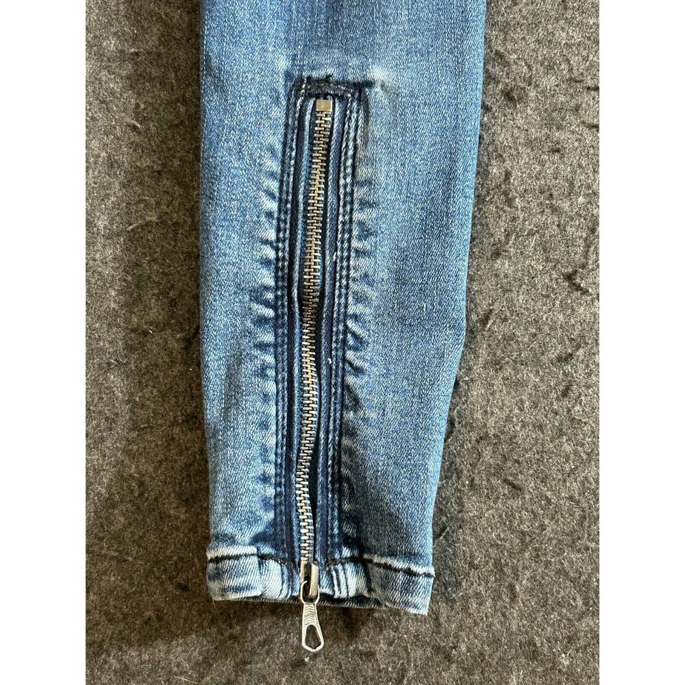 We The Free Women's Skinny Jeans Size 24 Distressed Zipper Pockets Stretch Denim - Picture 10 of 10